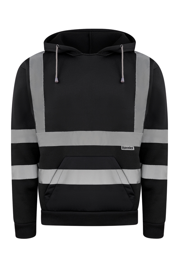 Korntex® Hoodie „Cork“ - Schwarz - 3XL