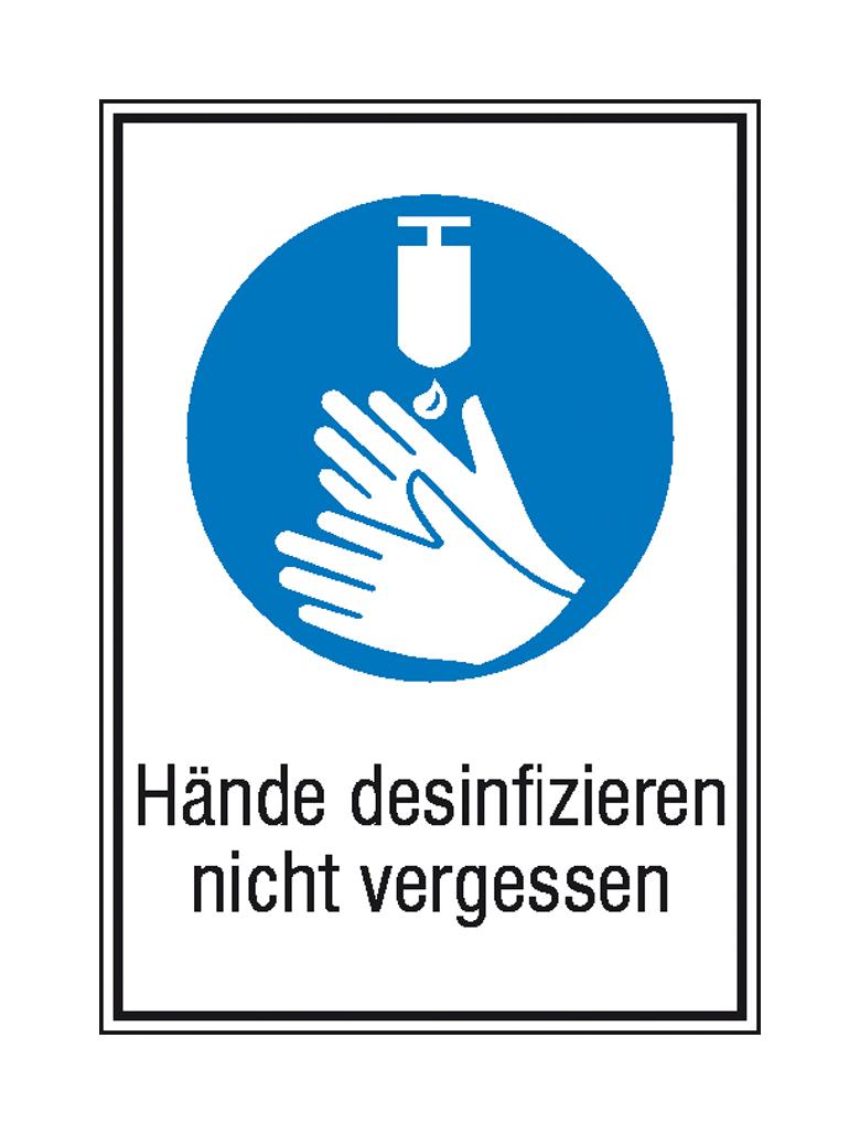 35-10-308-900-058-gebots-kombischild-hande-desinfizieren-110705-f3d4ea Gebots-Kombischild - Hände desinfizieren nicht vergessen