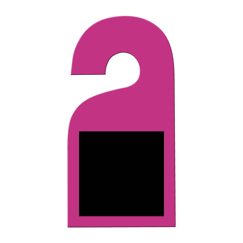 30-41-037-1-00-01-017-leitzahlhaenger-kreidefolie-modell-1-pink-c6cff1 Leitzahlhänger - Modell 1 - Sign 1 - einseitig beschriftet - mit Kreide- oder Whiteboardfolie - 8 Farben