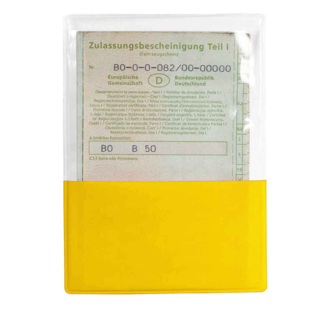 KFZ-Scheinhülle "FERO" - mit großer Werbefläche