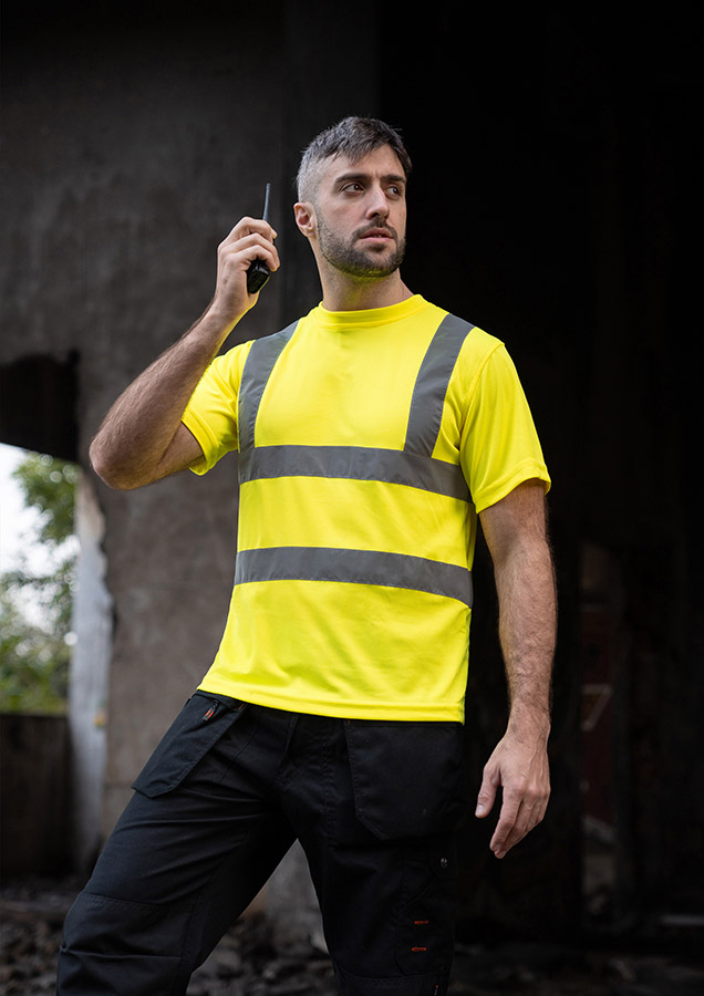 Korntex® Hi-Vis T-Shirt „Cordoba“ - Signal-Orange - 5XL