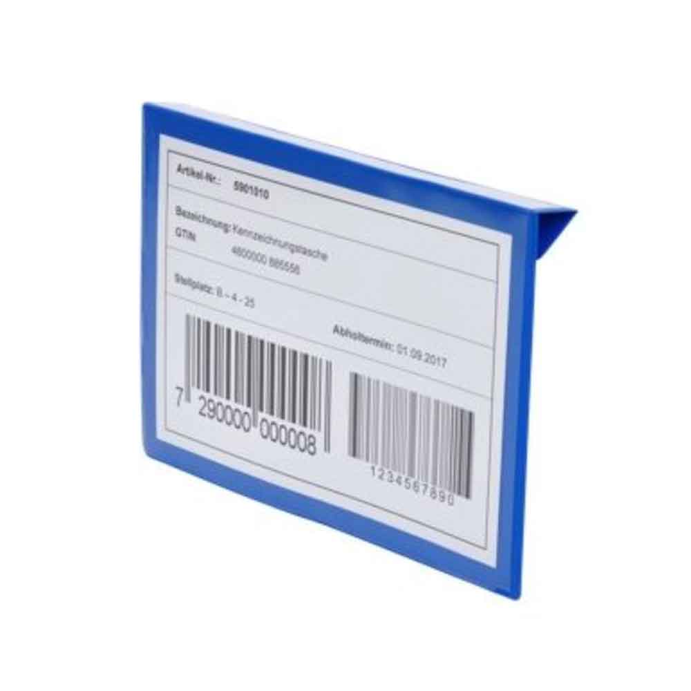 Kennzeichnungstasche für Aufsatzrahmen - DIN A5 quer - 4 Farben