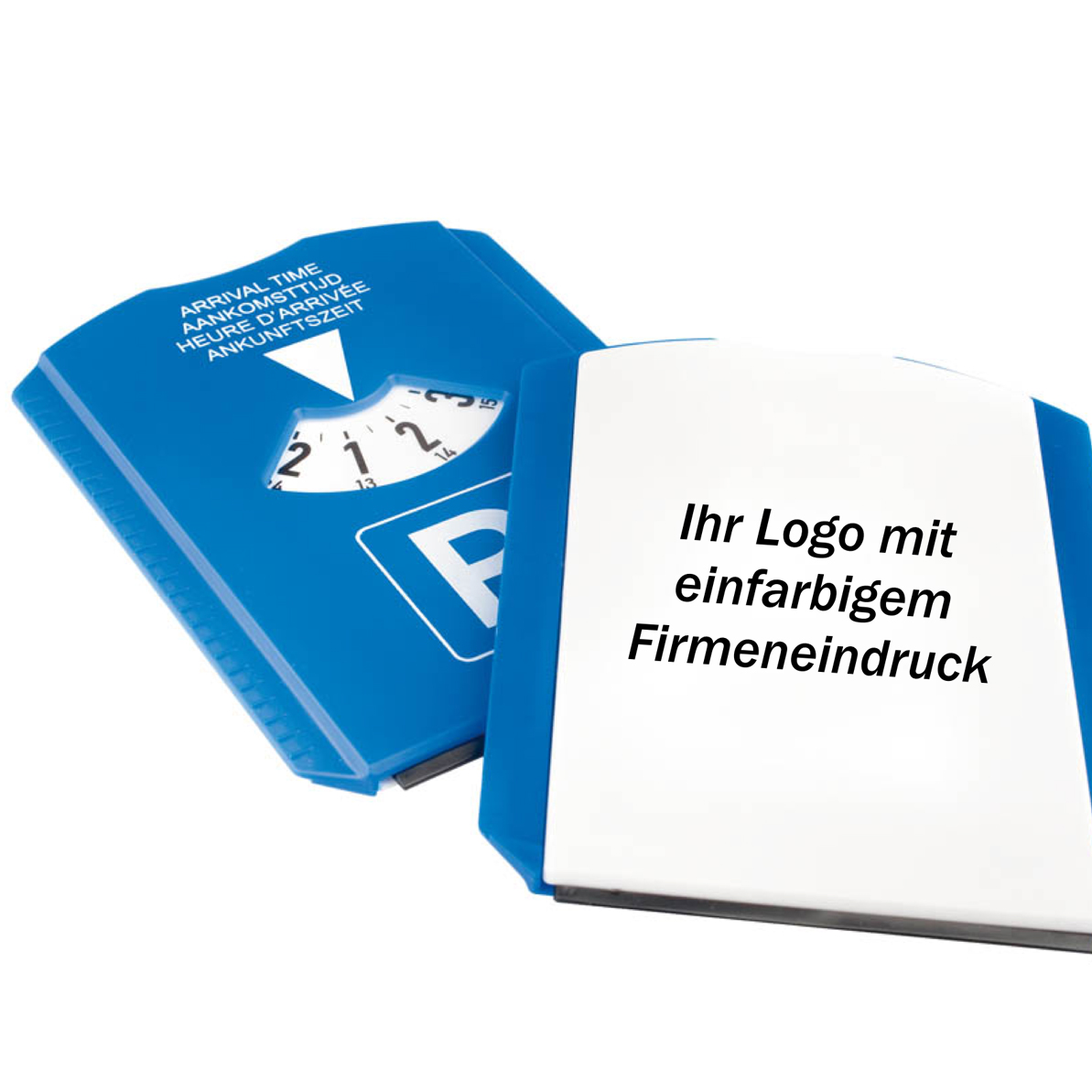 60-60-447-4-01-01-020-parkscheibe-eiskratzer-gummilippe-tampondruck-a0a0fb Parkscheibe Classic - 4-sprachig - mit Eiskratzer - aus Hartkunststoff
