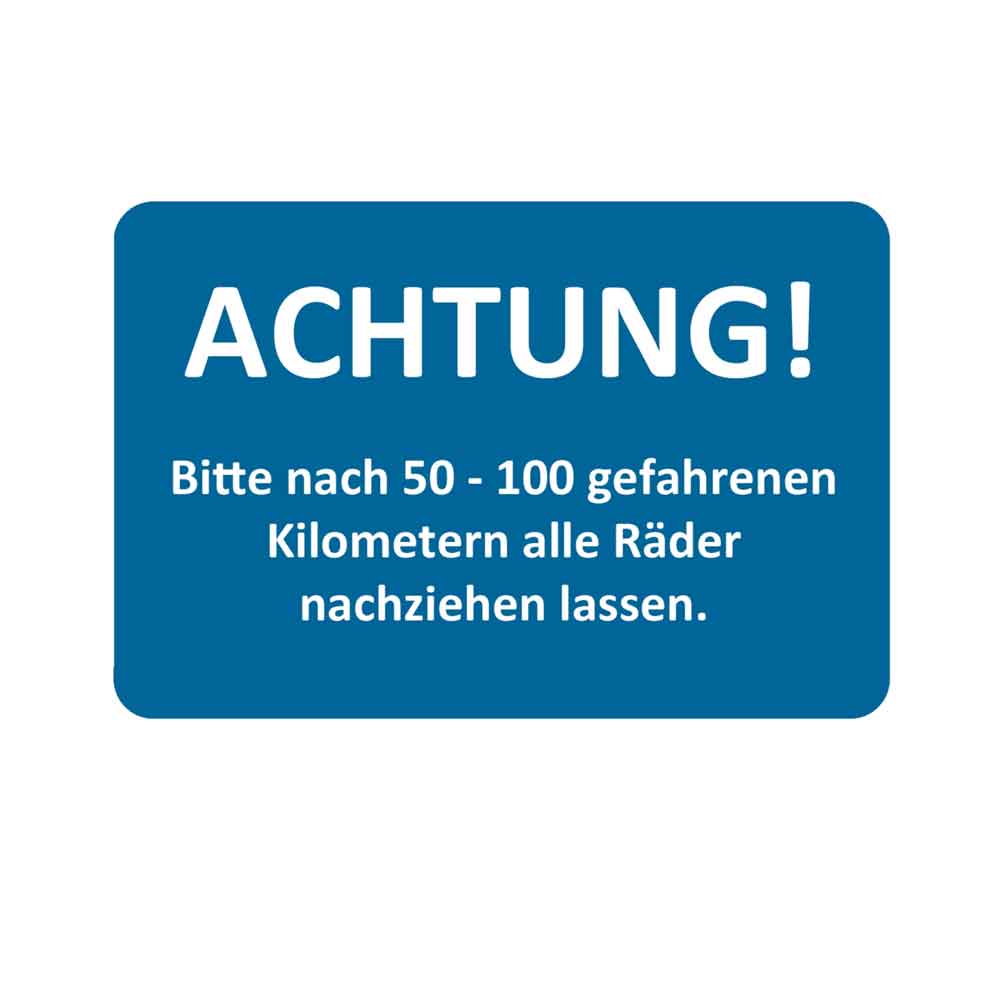 Kundendienst-Aufkleber - für Kraftfahrzeuge - mit unterschiedlichen Hinweistexten Kundendienst-Aufkleber - für Kraftfahrzeuge - mit unterschiedlichen Hinweistexten