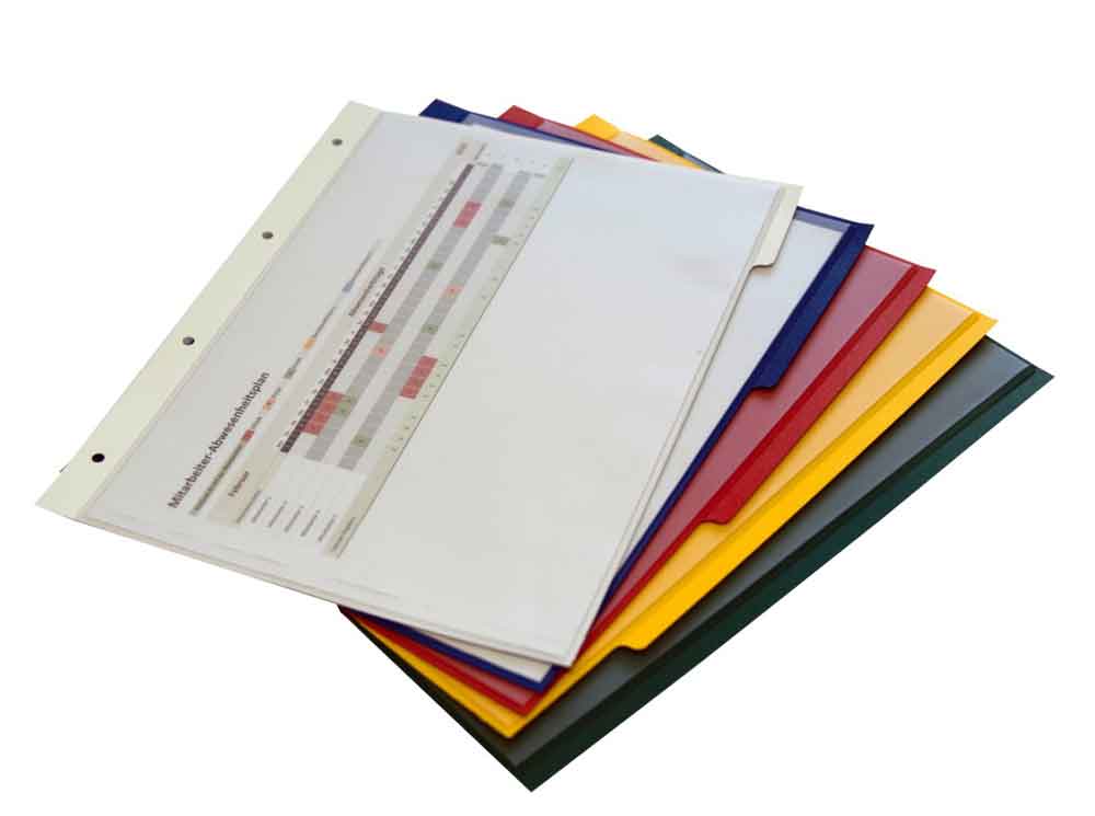 Farbregister - 5-farbig - DIN A4 Format