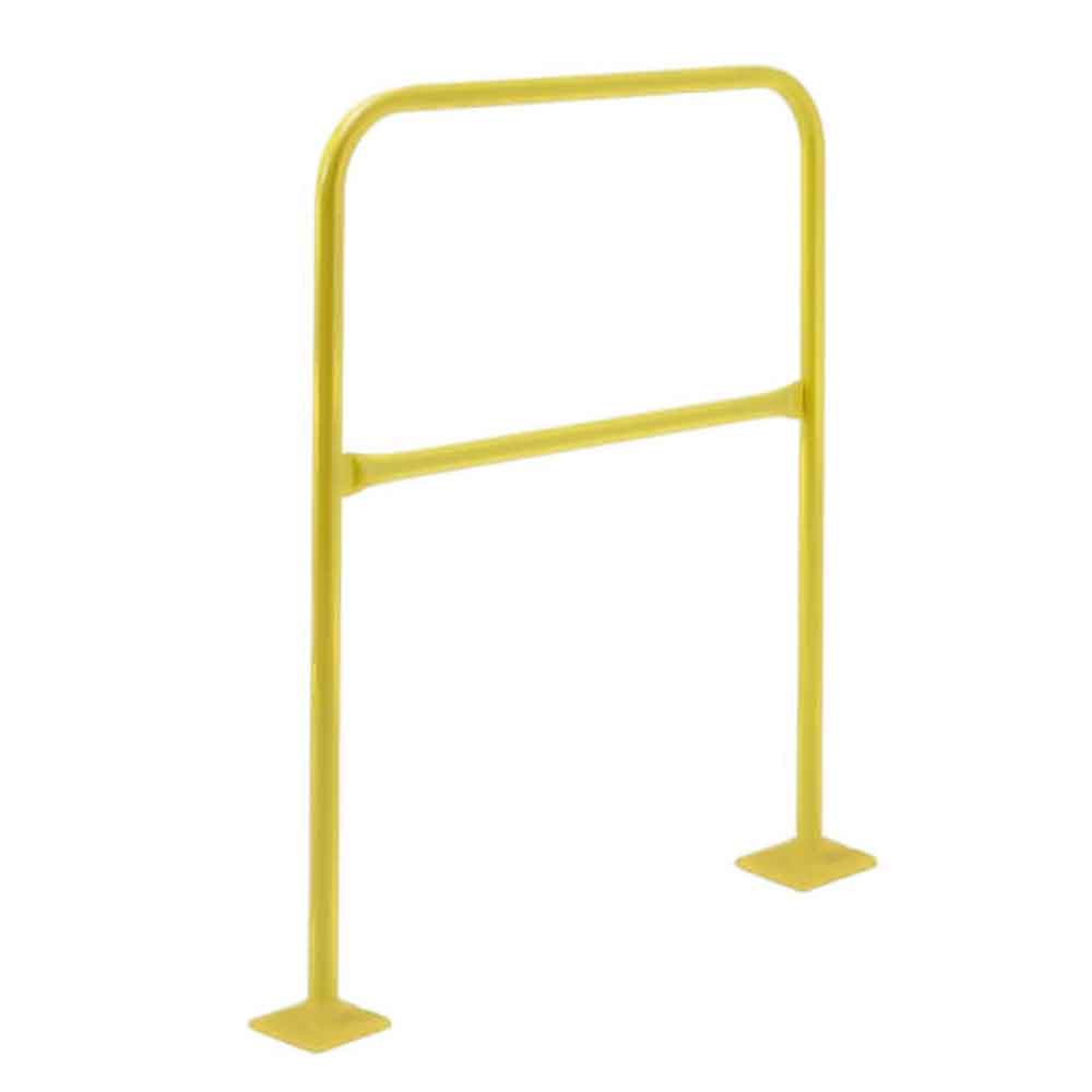 Mottez Schutzbügel mit Bodenplatte zum Aufdübeln - in 3 Ausführungen Mottez Schutzbügel mit Bodenplatte zum Aufdübeln - in 3 Ausführungen