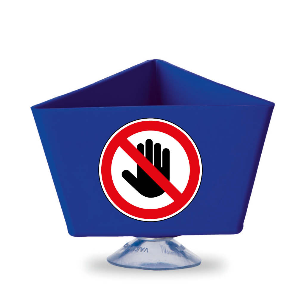leitzahltraeger-kunststoff-saugnapf-icon-stop-blau-8715ea Leitzahlenträger - Motiv: "STOP" - mit Saugnapf - 11 Farben