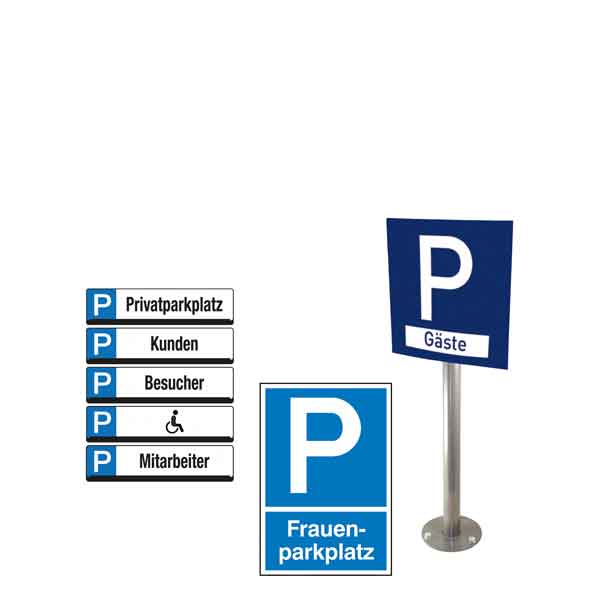 Parkplatzkennzeichnung Parkplatzkennzeichnung