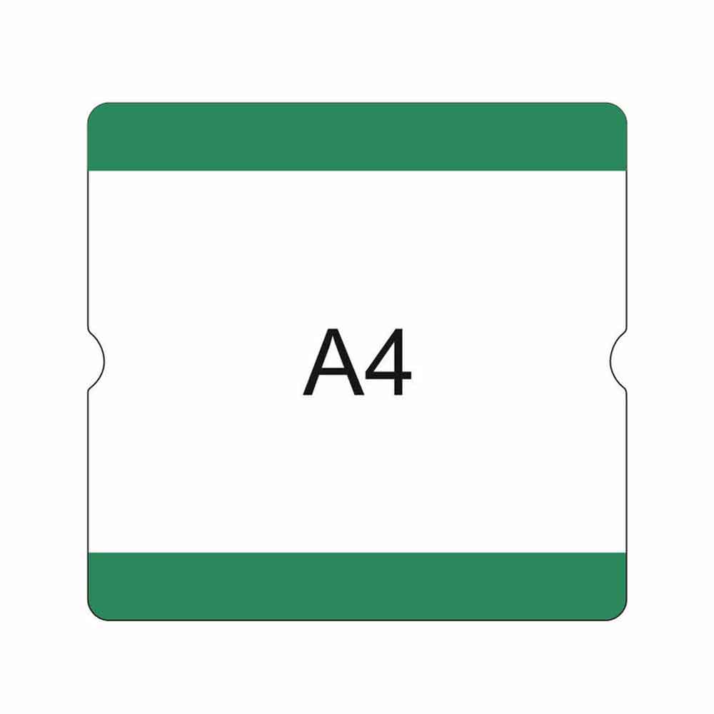 31-80-020-0-00-07-002-bodenbeschriftungstasche-a4-gruen-5b5703 Beschriftungstaschen - selbstklebend - für den Innenbereich - DIN A4 Einleger