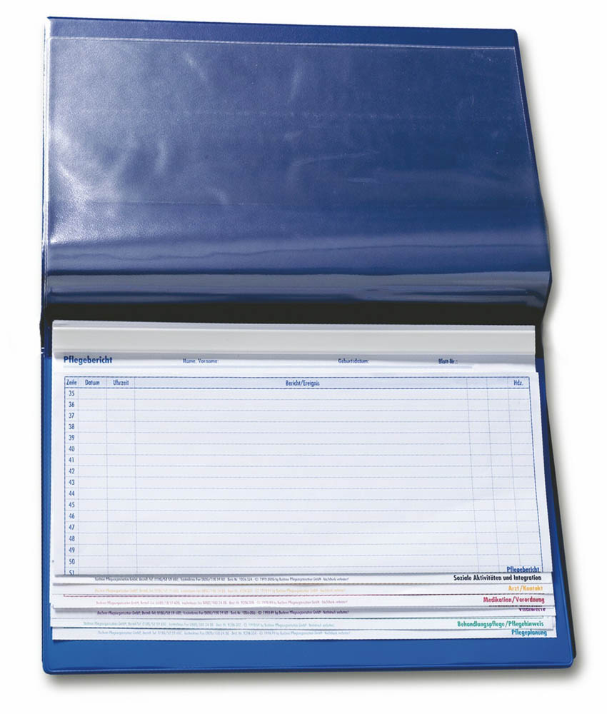 PVC Pflegedokumappe "system-line" - in 3 Farben
