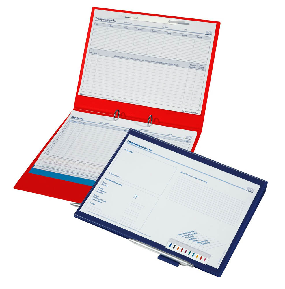21-60-510-0-84-01-002-boi-mappen-click-plus-geoeffnet-faecher-daf494 PVC Pflegedokumappe "click plus" ambulant - DIN A4 - in 2 Farben