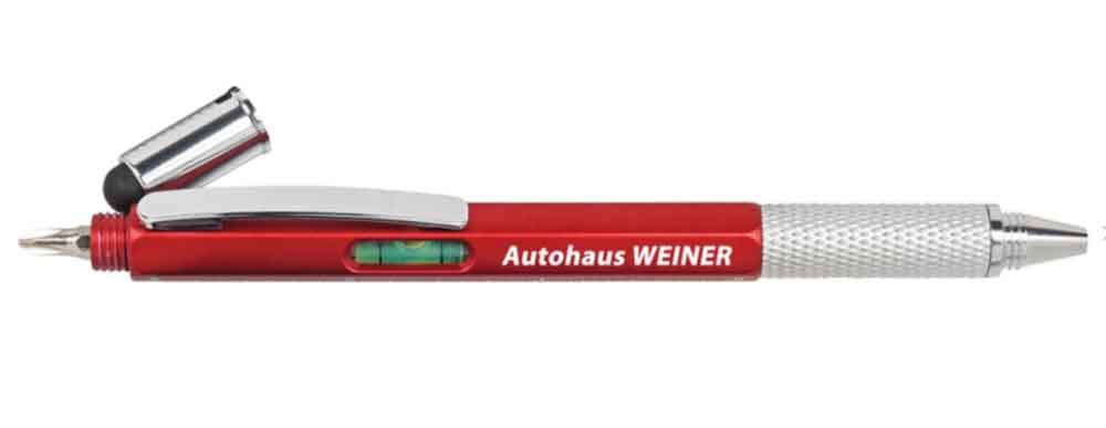 Drehkugelschreiber "WORKER" - mit vielen Funktionen Drehkugelschreiber "WORKER" - mit vielen Funktionen