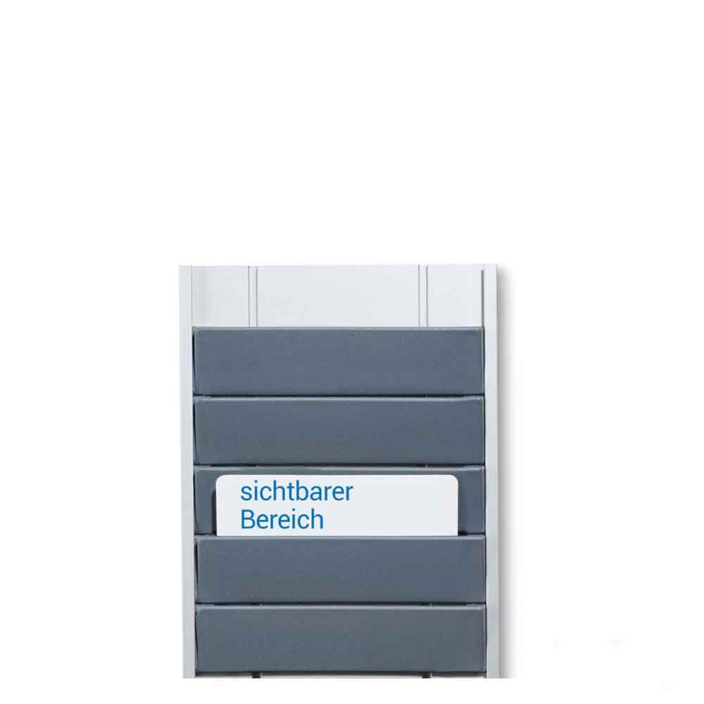 Kartentafel für Chipkarten A - ohne Clip - Sichtbereich 25 mm - 3 Ausführungen Kartentafel für Chipkarten A - ohne Clip - Sichtbereich 25 mm - 3 Ausführungen
