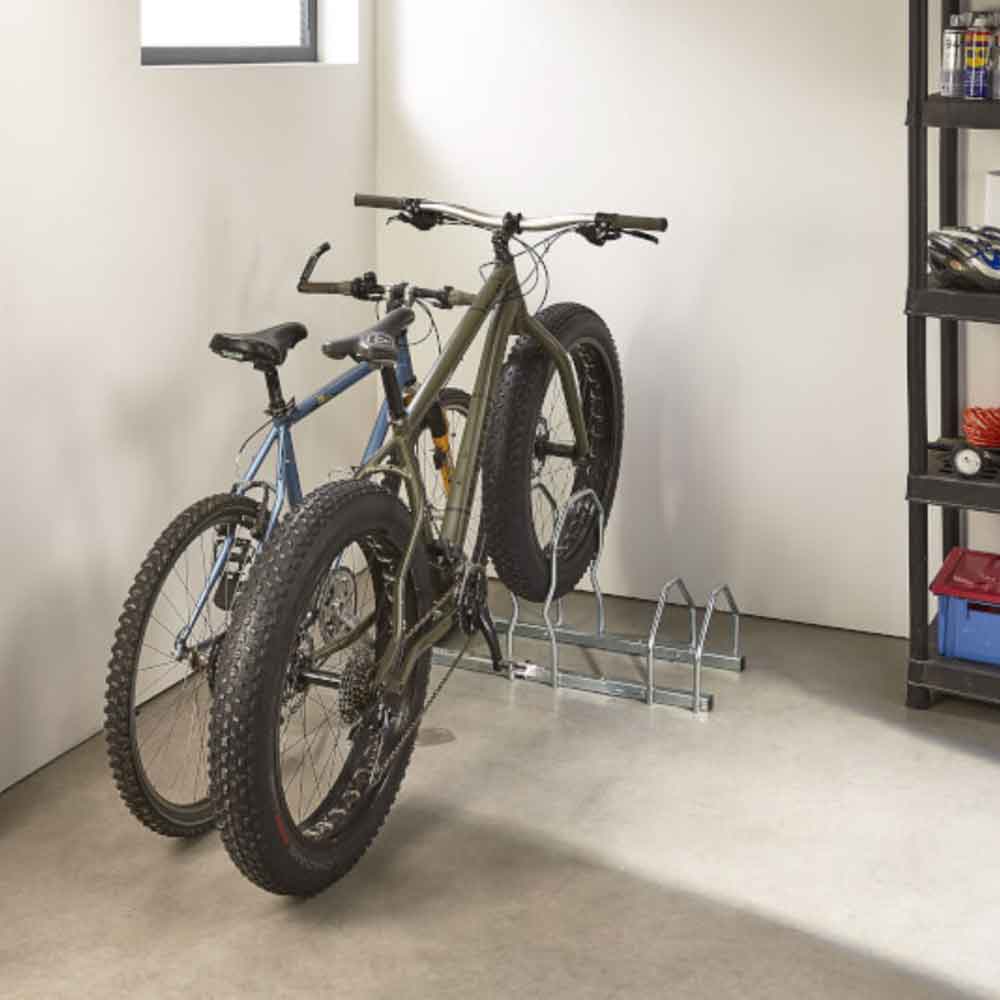 Fahrradständer auf 2 Ebenen mit 3 bzw. 5 Stellplätzen - für alle Reifengrößen
