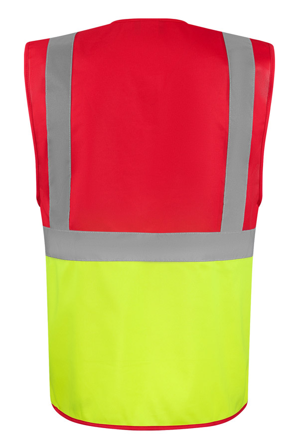 Korntex® Comfort Warnweste „Hamburg“ - Multifunktional - Weiß - M