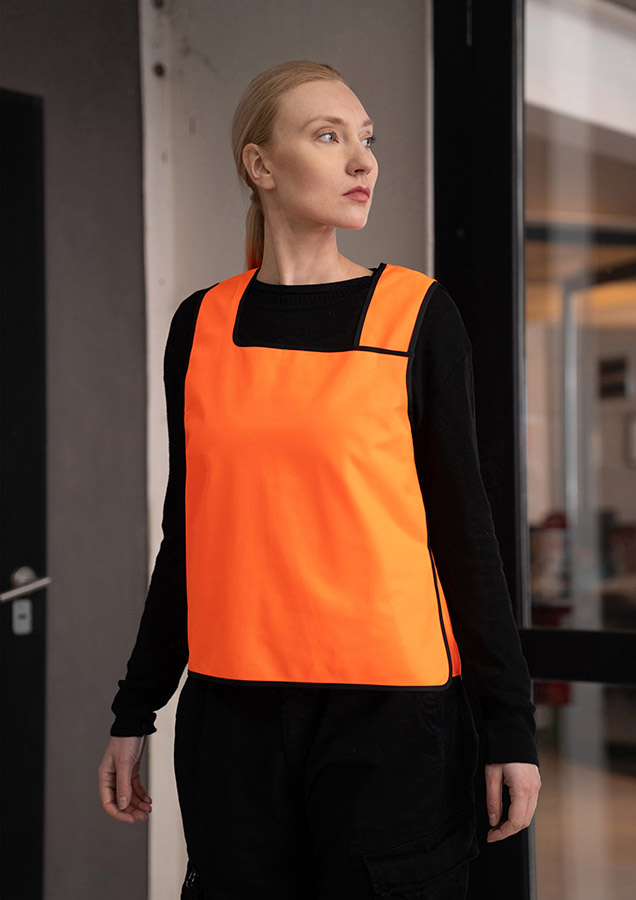 Korntex® Warnweste „Sylt“ - Schwarz - XXL/3XL