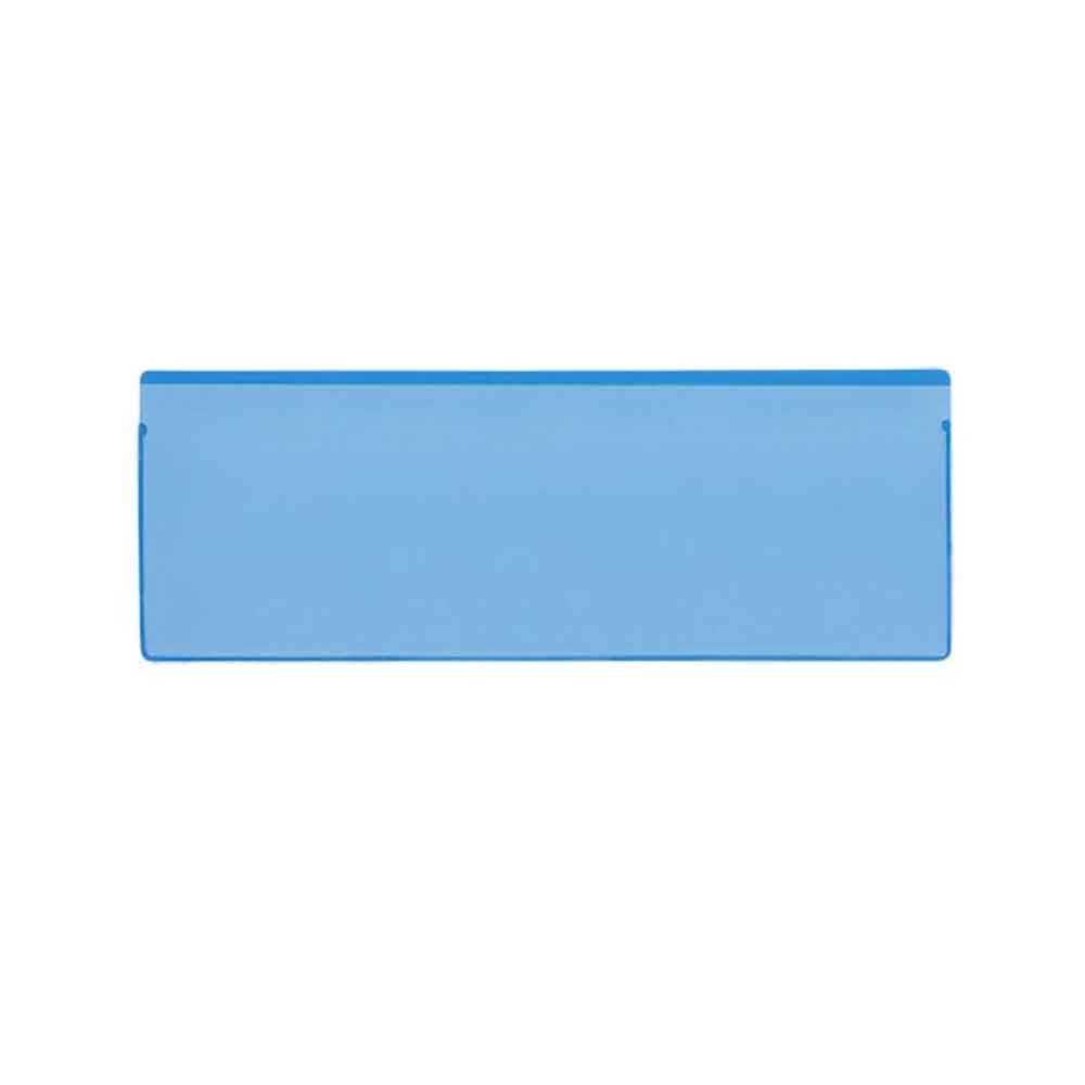 Magnetische Etikettentaschen - 1 Magnetstreifen - 220 x 80 mm - VDA-Norm - 4 Farben