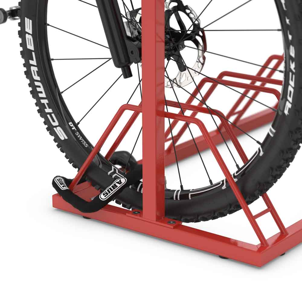 Werbefahrradständer EW 7004 - große Werbefläche - 4 Einstellplätze zweiseitig Werbefahrradständer EW 7004 - große Werbefläche - 4 Einstellplätze zweiseitig