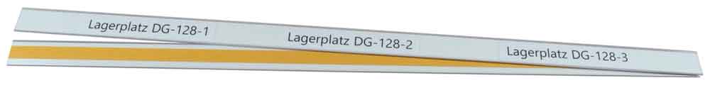Etikettenhalter selbstklebend - viele Standard-Formate