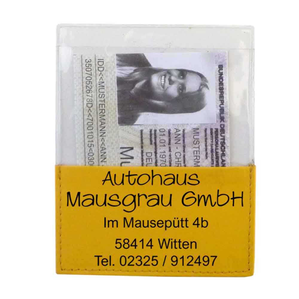 KFZ.-Scheinhülle "BERTY" - farbiges Unterteil aus PU - 3 Farben KFZ.-Scheinhülle "BERTY" - farbiges Unterteil aus PU - 3 Farben