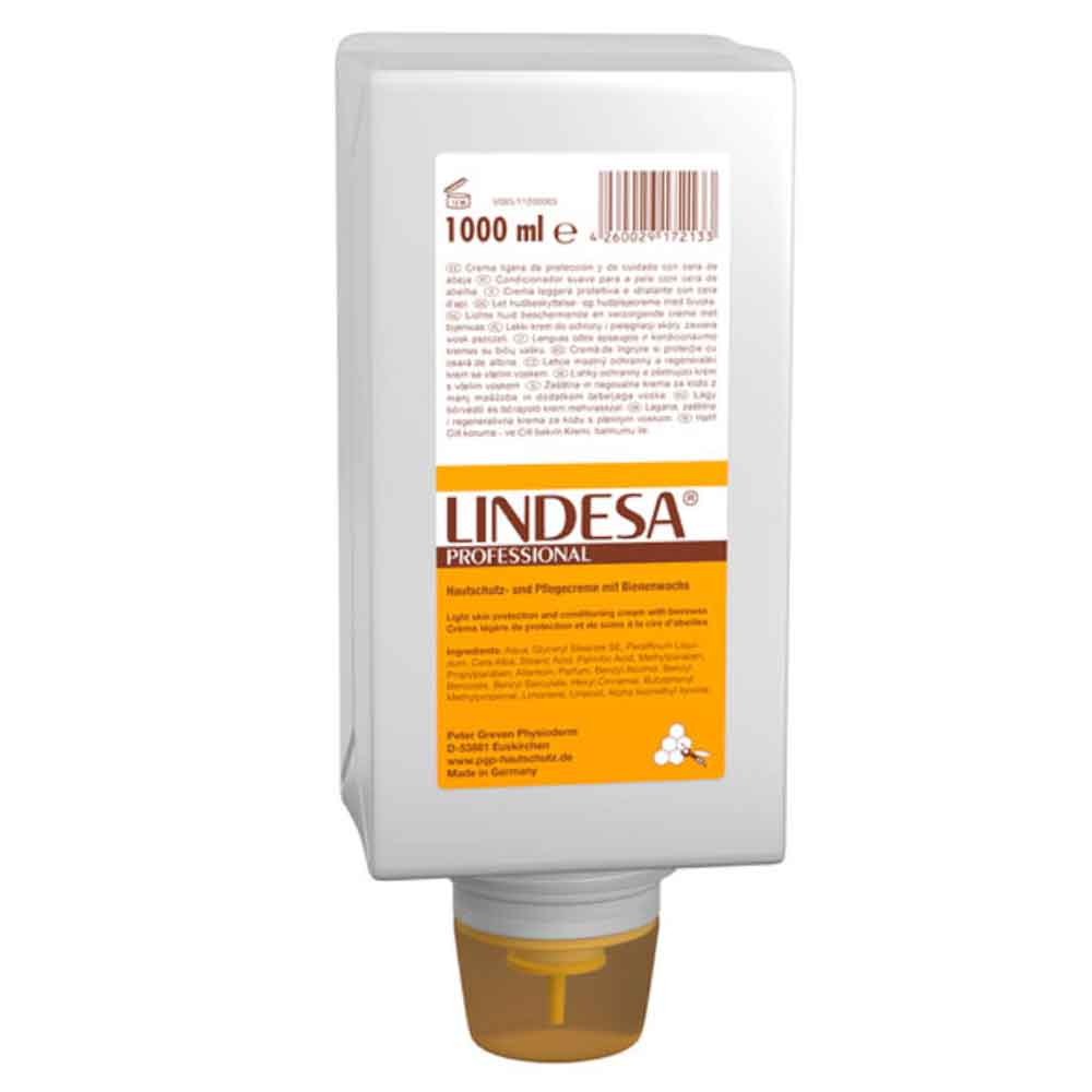 Lindesa professional Hautschutz und Pflegecreme - mit natürlichem Bienenwachs