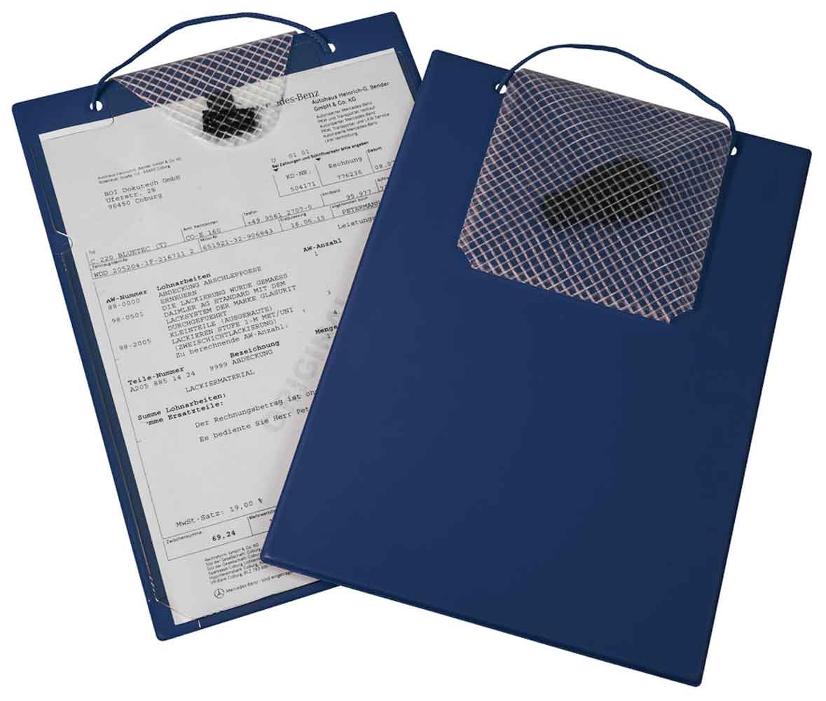 Auftragstasche "TURBO" - DIN A4 - XXL Dehnfaltentasche vorne