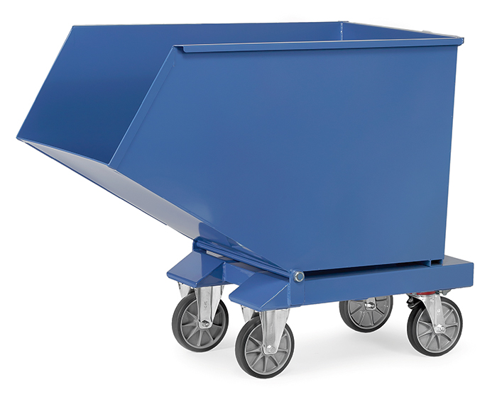4702_hinten-cd148e Muldenkipper in 4 Ausführungen - mit ABLASSHAHN - 250 bis 800 Liter Inhalt