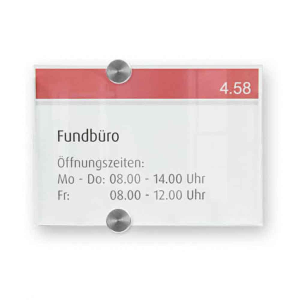 DURABLE CRYSTAL SIGN Türschild - mit zwei hochwertigen Acryglasscheiben - in 4 Größen DURABLE CRYSTAL SIGN Türschild - mit zwei hochwertigen Acryglasscheiben - in 4 Größen