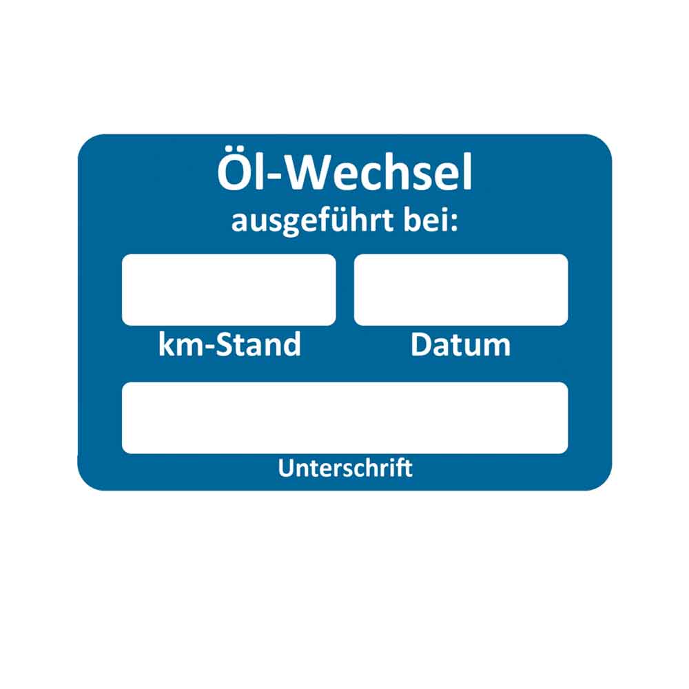 Kundendienst-Aufkleber - für Kraftfahrzeuge - mit unterschiedlichen Hinweistexten Kundendienst-Aufkleber - für Kraftfahrzeuge - mit unterschiedlichen Hinweistexten
