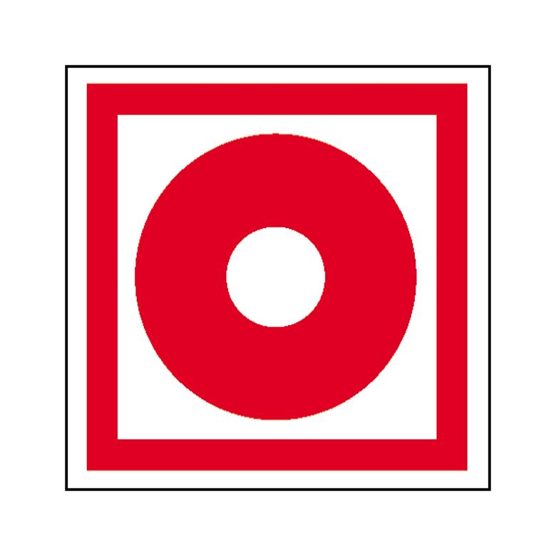 Brandschutzschild - langnachleuchtend - Brandmelder (manuell)