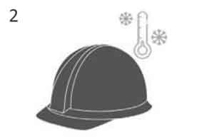 Helm Schaubild Schutz vor niedrigen Temparaturen