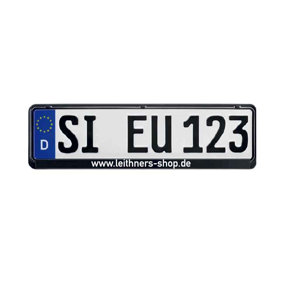 10-40-511-0-01-01-042-kennzeichenhalter-460-kurze-kennzeichen-f475b1 Kennzeichenhalter "460" - für kurze Kennzeichen - Schwarz - Druck 1-farbig