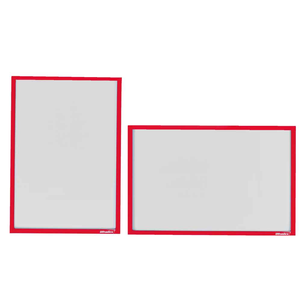 Infotaschen selbstklebend oben offen - verschiedene Formate - 10 Rahmenfarben