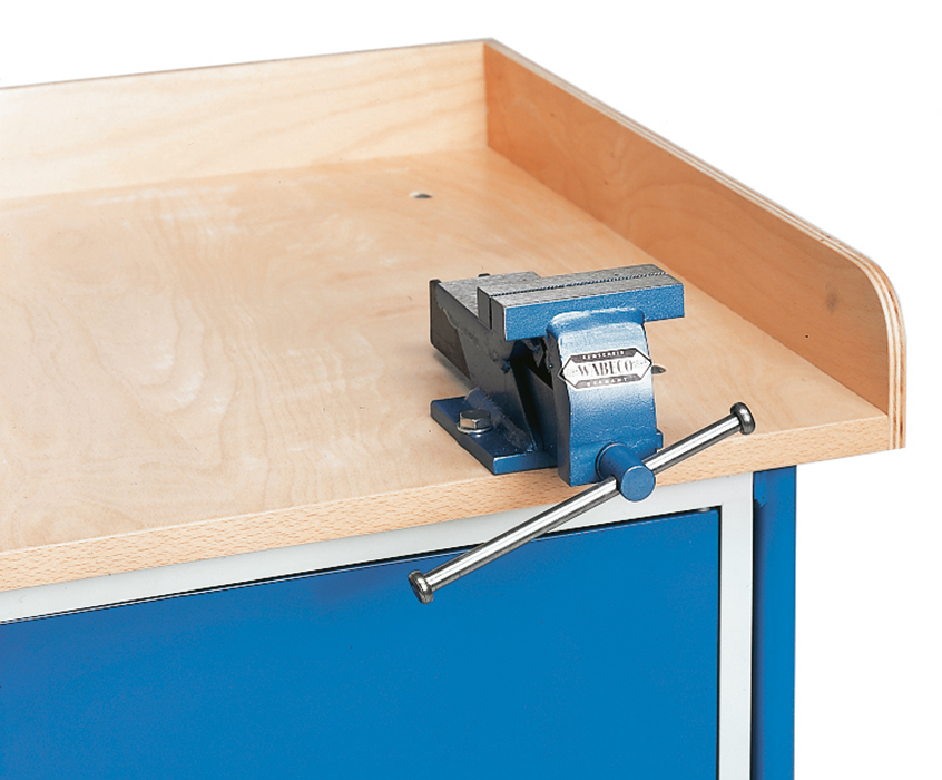 2144-746db7 Schraubstock Backenbreite 125 mm - stahlgeschweißt - Zubehör für fetra-Produkte