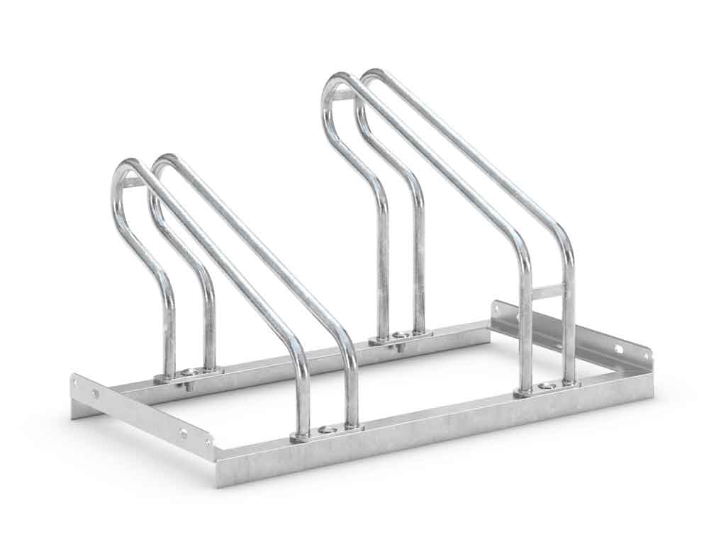 Fahrrad-Anlehnparker 2000 BF - Radabstand 390 mm - einseitig - 7 verschiedene Breiten Fahrrad-Anlehnparker 2000 BF - Radabstand 390 mm - einseitig - 7 verschiedene Breiten