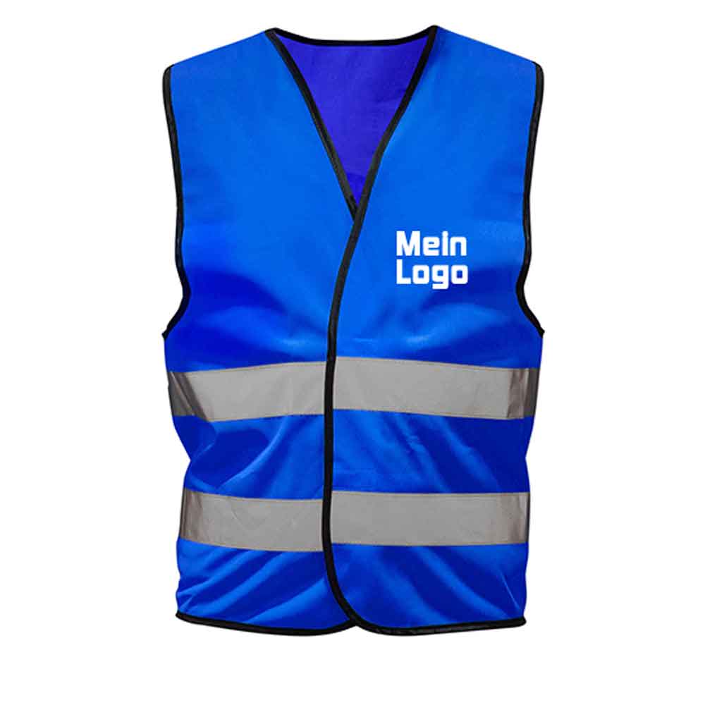60-50-386-0-00-09-059-farbige-signalwesten-blau-vs-logoaufdruck-54283a Farbige Signalweste - Klettverschlüsse - Größenverstellbar