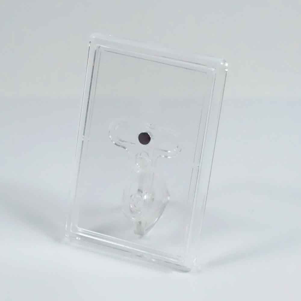 Acryl-Schlüsselanhänger - Fotorahmen - mit Magnet und Aufsteller