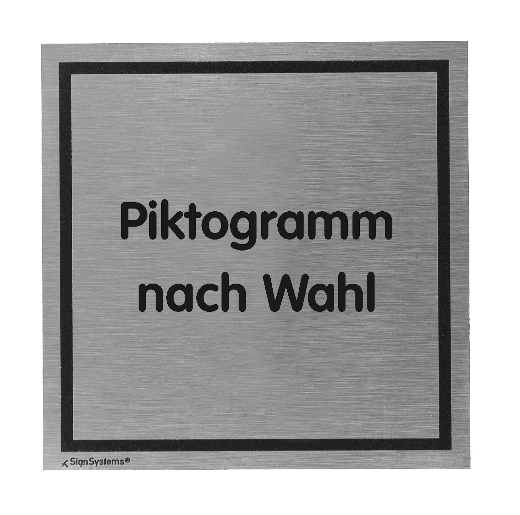 Tello Piktogramm - quadratisch - mit Text oder Piktogramm nach Wahl