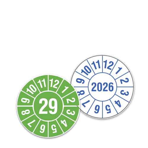 Jahresprüfplaketten