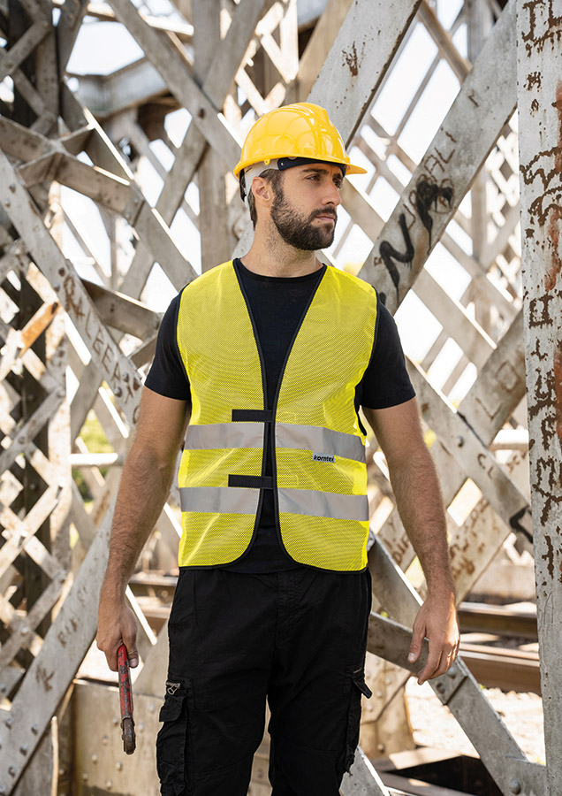 Korntex® Mesh Warnweste „Thessaloniki“