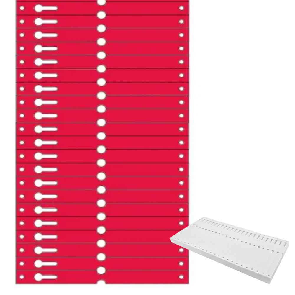 Tyvek®-Schlaufen-Etiketten - Format 160 x 12,7 mm - 6 Farben