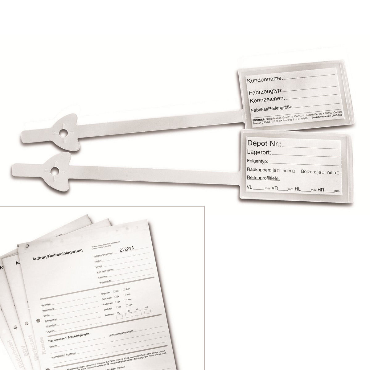 20-50-231-0-00-01-002-anhaenger-c5d655 Rad-/Reifenanhänger Set - inkl. Einlagerungsformular - Ventilbefestigung