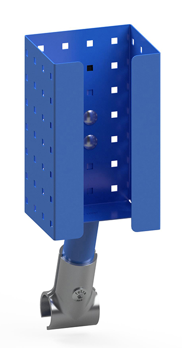 1393-E1000-b8c328 Flaschenhalterung - B 96 x H 284 x T 152 mm - Zubehör für Euro-Flaschen